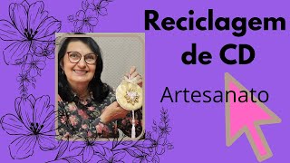Reciclagem de CD artesanato
