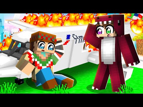 WE CRASHED A PLANE IN MINECRAFT 😱 MINECRAFT ROLEPLAY