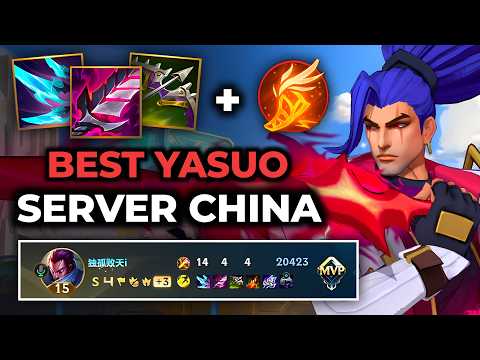 Yasuo Jungle Wild Rift China - Build Runes Guide Patch 7.0c - Gameplay Yasuo Season 20