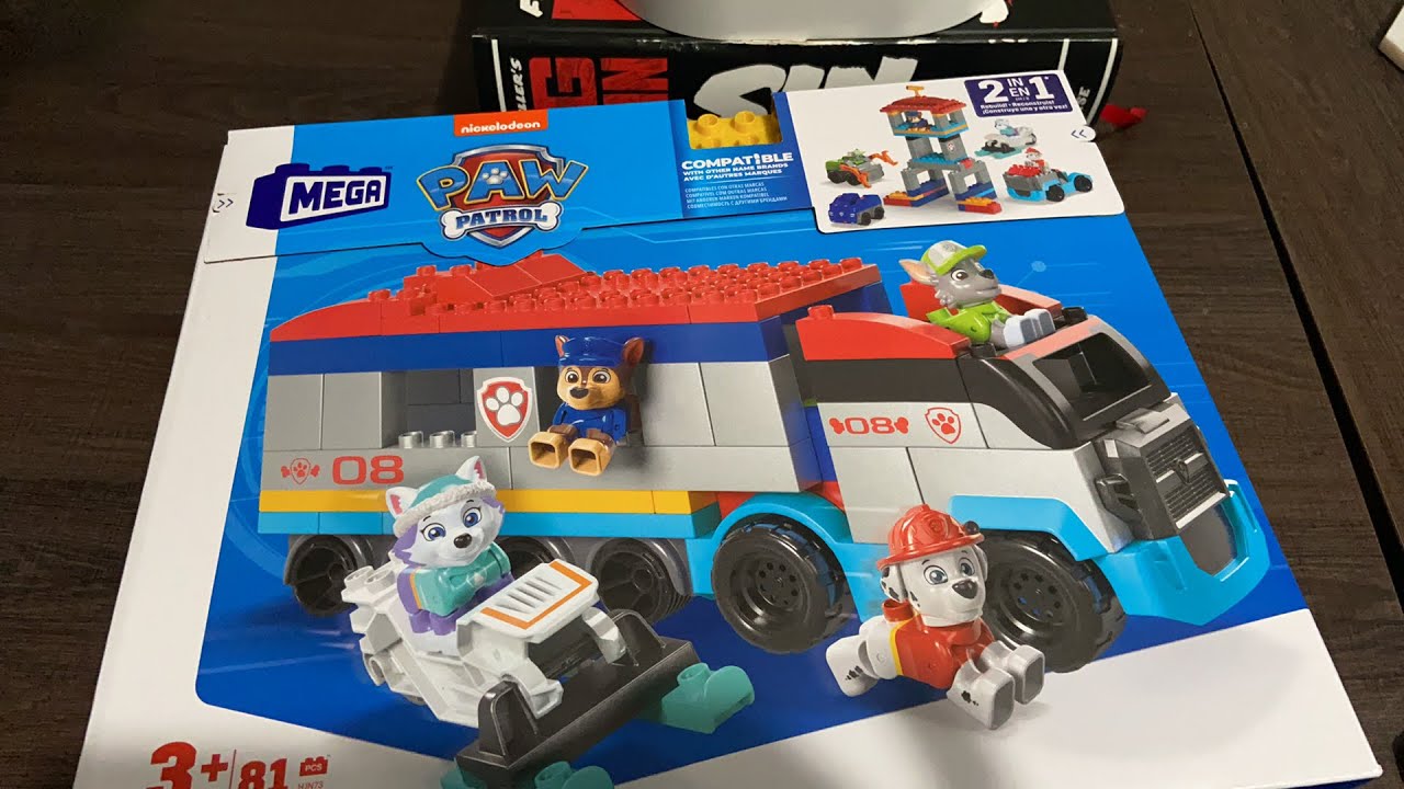 Mega Bloks Paw Patrol Assembly - Just Rest Your Eyes (JRYE#44)