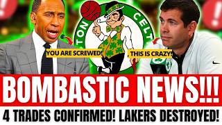BOMB NEWS! 4 NBA STARS CONFIRMED TO THE BOSTON CELTICS? | LAKERS RUINED TRADE FOR THE CELTICS!