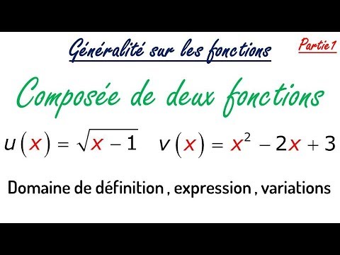 composée de deux fonctions partie 1