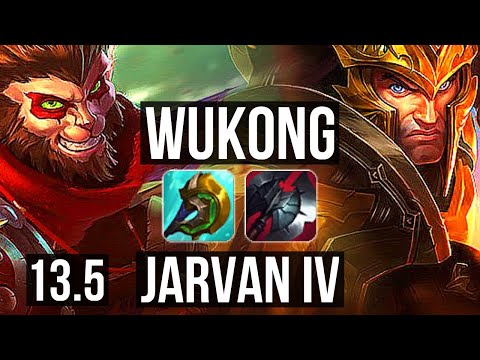 WUKONG vs JARVAN IV (JNG) | 7/1/10, Godlike, 300+ games | KR Diamond | 13.5