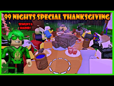 Aku Berhasil Memasak Makanan Mewah Untuk Tamu Spesial Di Hutan - Roblox 99 Night In The Forest