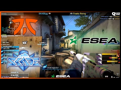 fnatic Rising vs SKADE | ESEA S39 EU - CSGO Advanced - HiGHLiGHTS | CSGO