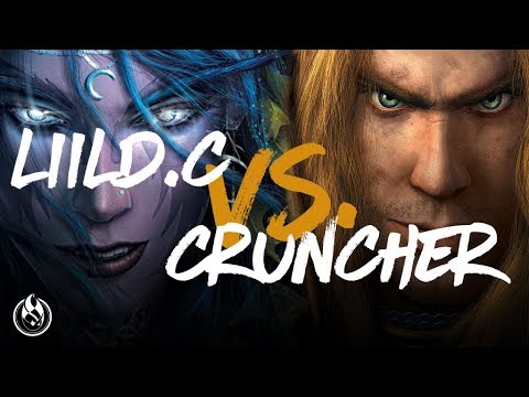 Fight Night: LiiLD.C (NE) vs. CrunCher (HU) w/ Grubby & Kendric - Warcraft 3 Gameplay
