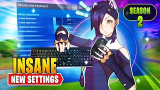 The BEST KEYBOARD AND MOUSE SETTINGS In Fortnite Battle Royale You NEED To Use! Binds, Sens + More!