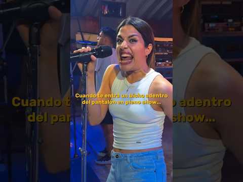 A La Euge Le Entro Un Bicho En Pleno Show🤭🪳😍 #eugequevedo #lbc #bicho #musica #cuarteto #cordoba