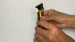 Vídeo de Máquina de Barbear e Cortar Cabelo Profissional Recarregável