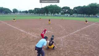 Ryann Mushett 2028 C/OF: Movin' - Foul Pop Double Play