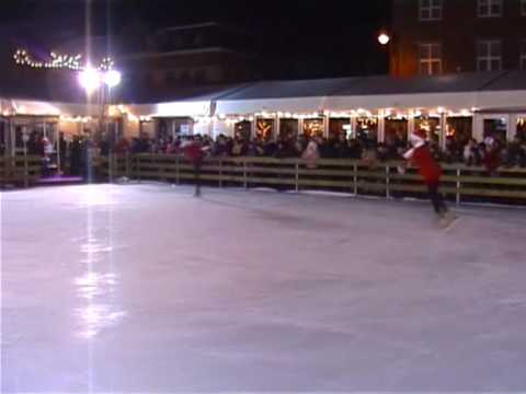Aarschot on ice 2008 met Laura Omloop