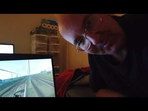 MongoTV_10459 - Del 1 - Køre TRAIN SIMULATOR JULEDAG NAT Med ICE Tog i TYSKLAND