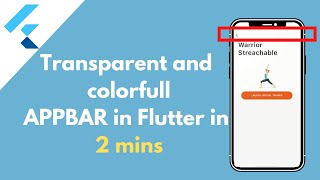 AppBar in Flutter | Transprent AppBar and Colorful AppBar | Flutter 2021