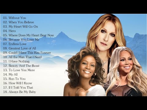 Celine Dion, Mariah Carey, Whitney Houston Greatest Hits playlist - Best Songs of World Divas 2024