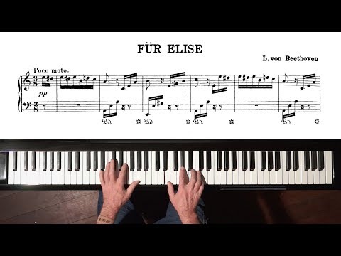 Beethoven “Für Elise” Paul Barton, FEURICH 218 piano