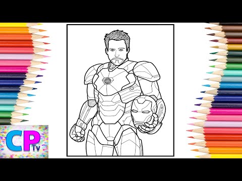 Tony Stark as a Iron Man Coloring Pages/Sergius - Horizon/Rodsyk - Energy [COPYRIGHT FREE]