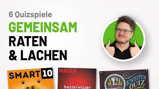 6 geniale Quizspiele für den Spieleabend