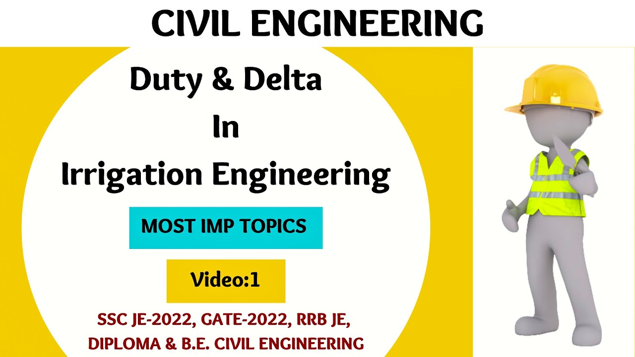 Relation Between DUTY & DELTA | What is Duty and Delta | Irrigation Engineering | Civil Engineering