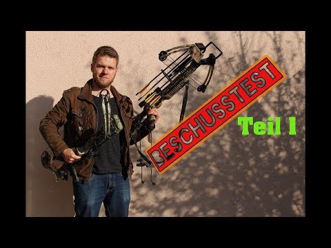 Bogen vs Armbrust Durchschlagskraft, Bow vs Crossbow Teil 1