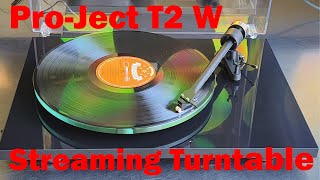 Video thumbnail for Turntable for Sonos.  Stream vinyl anywhere. The all-new streaming turntable Pro-Ject T2 W by hxos plus