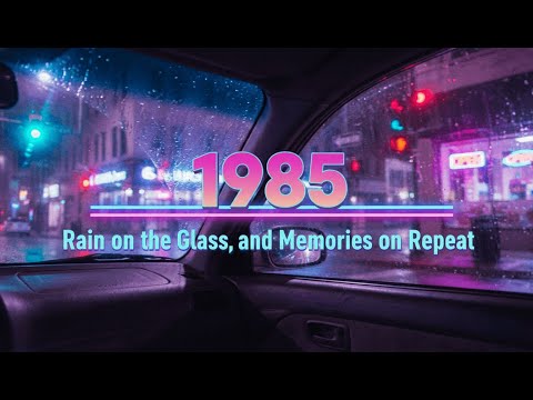Back to 1985 – Rain on the Glass, Memories on Repeat | Retro Synth • Late Night Mood