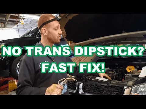 NO TRANS DIPSTICK FAST FIX 3.6L Chrysler Town and Country / Caravan 62TE check transmission fluid