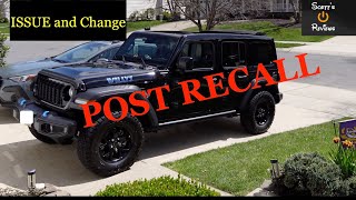 2024 Jeep 4XE Post Defroster Update, Major Issue and Change #jeepwrangler4xe
