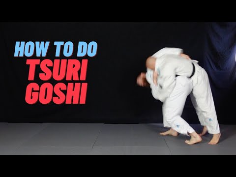 How To Do Tsuri Goshi || From The Lapel — judo technique demonstration