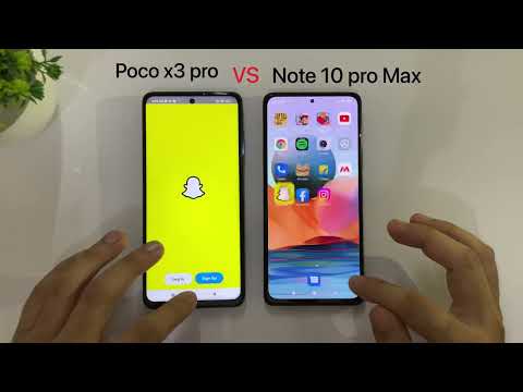 Poco x3 pro VS Redmi note 10 pro max -Speed Test