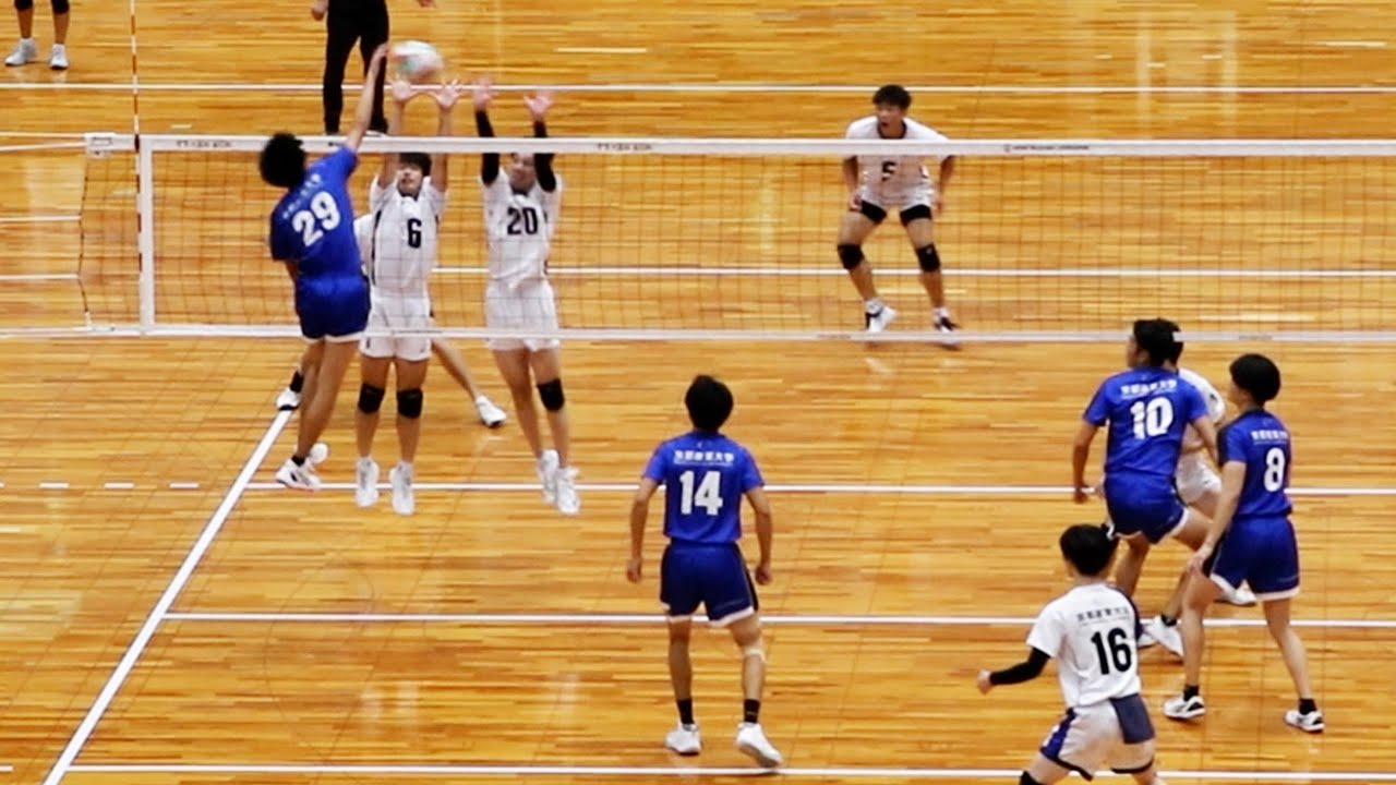 【2025天皇杯近畿】B代表決定戦　天理大vs京産大 第３セット＜男子バレーボール＞