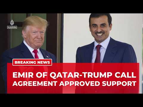 Qatar Emir and US President discuss latest Middle East peace efforts, progress on agreement steps