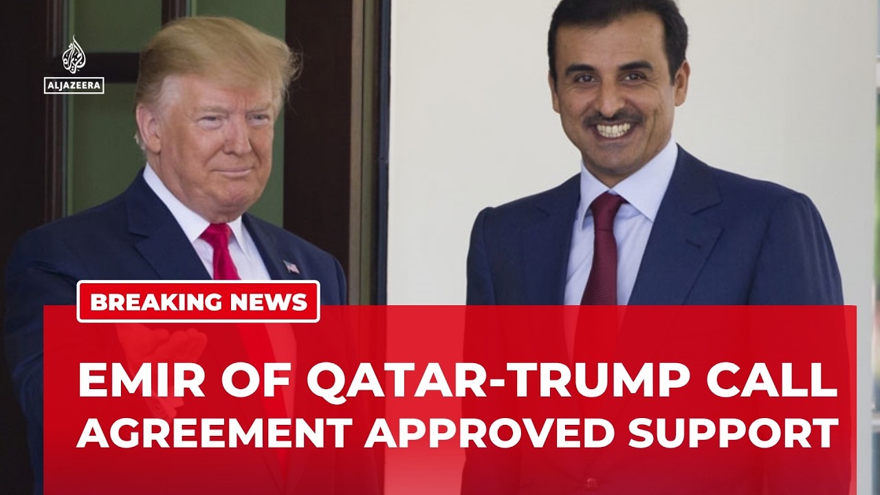 Qatar Emir and US President discuss latest Middle East peace efforts, progress on agreement steps