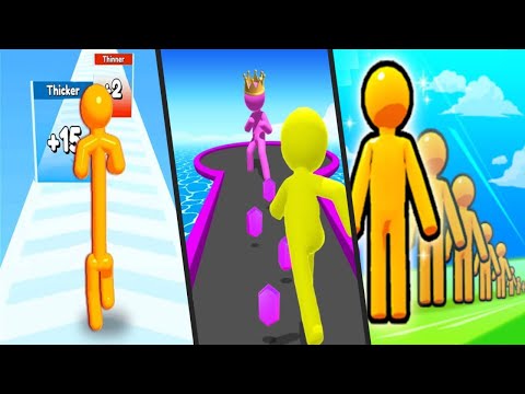 Tall Man Run / Giant Rush / Scaleman - Best levels Gameplay NEW UPDATE - BEST android GAMES