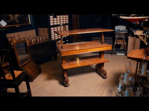 1835s Mahogany Metamorphic Table - Salvage Hunters 1712