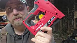 this Cordless Staple Gun Drives Staples, Brad Nails and Pin Nails