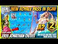 NEW A2 ROYAL PASS IN BGMI - FREE UPGRADABLE WEAPON AND JONATHAN MYTHIC LIKE OUTFIT ( BGMI )