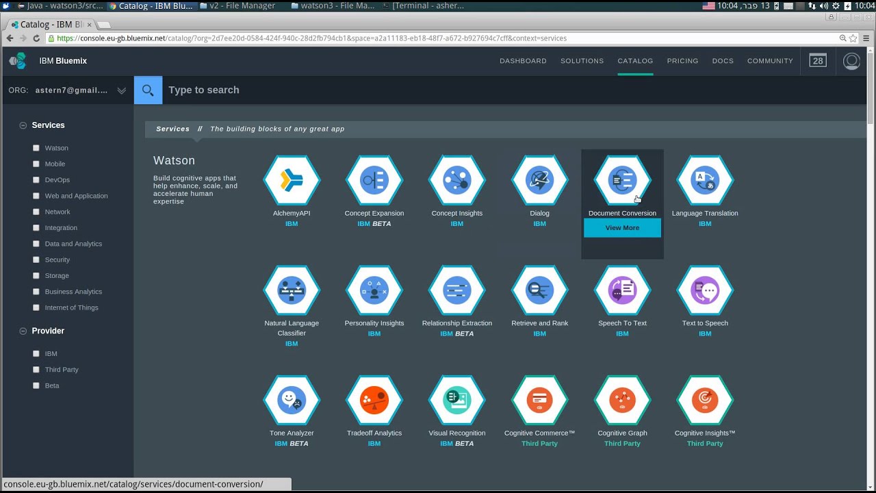 IBM Watson: Java-SDK tutorial
