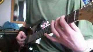 Strapping Young Lad - Force Fed on guitar.