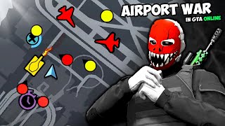 MK1 King vs HUGE WAR At The Airport I GTA Online 10vs2
