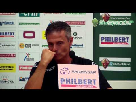 Elxsport.com: 12/13 - J.3 - Elche CF - UD Las Palmas - Rueda de prensa previa - Fran Escribá