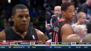 Demar DeRozan - Kyle Lowry - Toronto Raptors - triple double