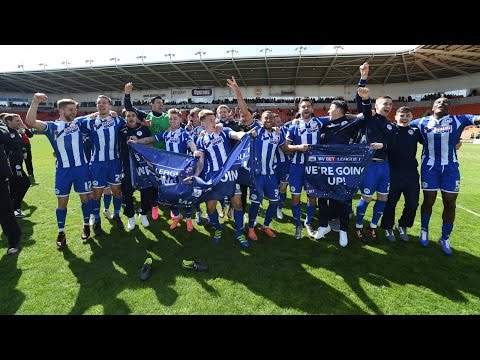 WE ARE GOING UP! Wigan Athletic promoted to Sky Bet Championship