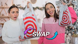 Twins Swap Christmas Gifts *Target challenge* | Brooklyn and Bailey