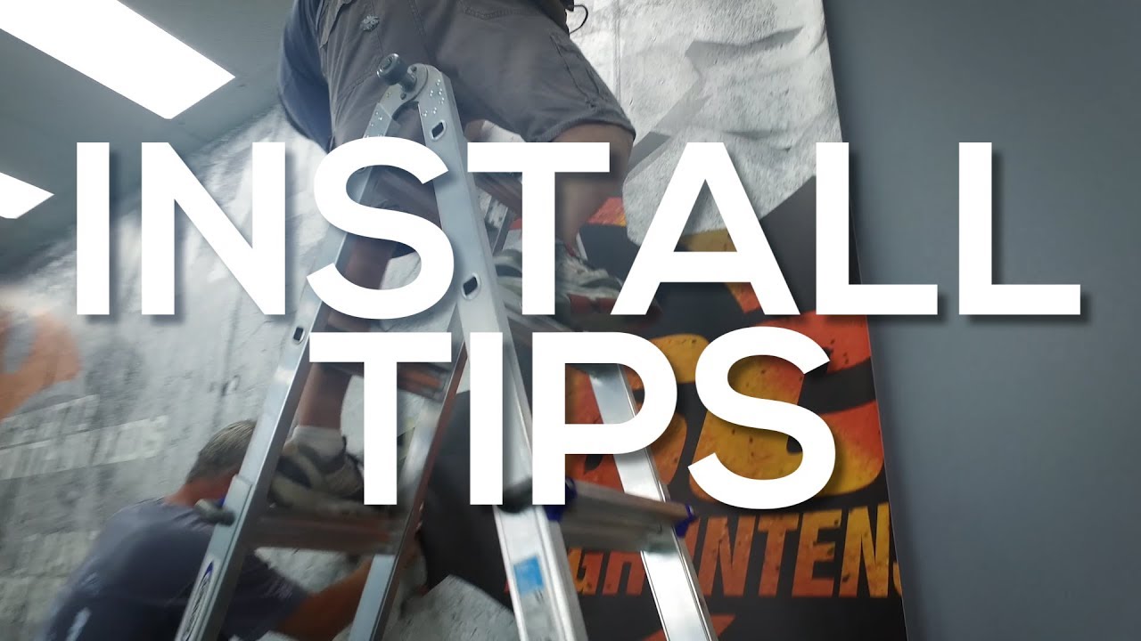 Tips for Installing Large Wall Graphics