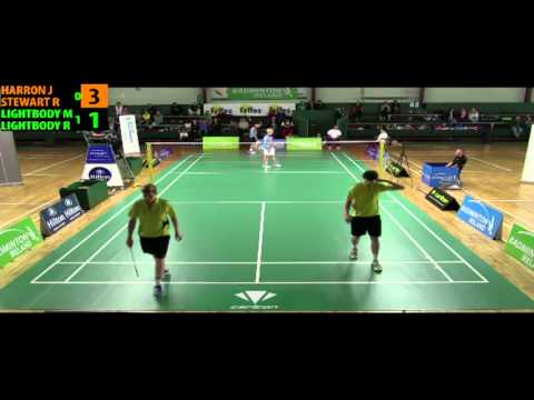 Carlton Irish U19s Open - MD - J.Harron/R.Stewart v M.Lightbody/R.Lightbody