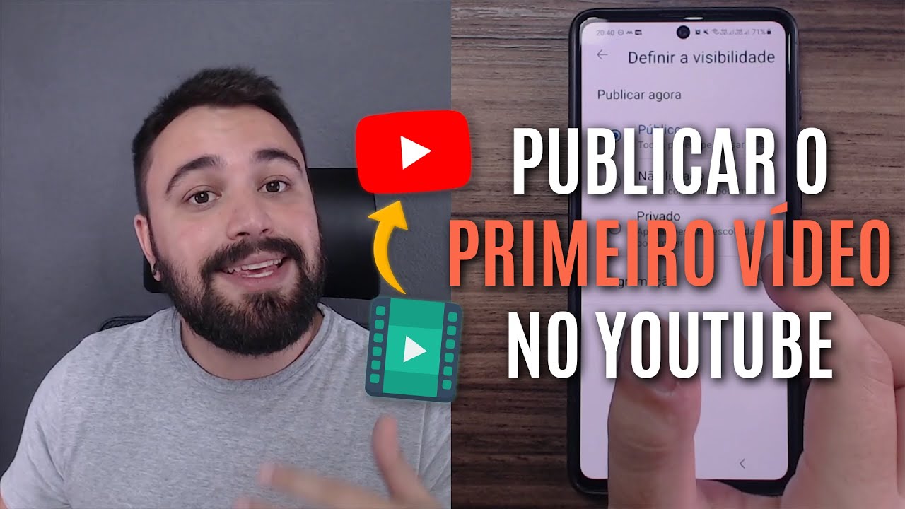 COMO PUBLICAR SEU PRIMEIRO VÍDEO NO YOUTUBE PELO CELULAR [PASSO-A-PASSO PARA INICIANTES]