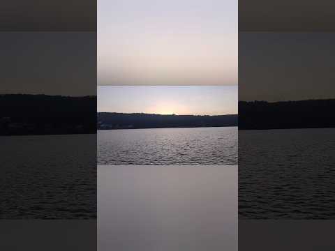 Mergulhei na represa de três marias mg às 06:00 da manhã #praiamardeminas