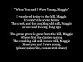 When You and I Were Young Maggie Lyrics Words trending sing along music song