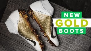 ONLY 1,000 PAIRS - white and Gold Limited Edition Nike Phantom Vision