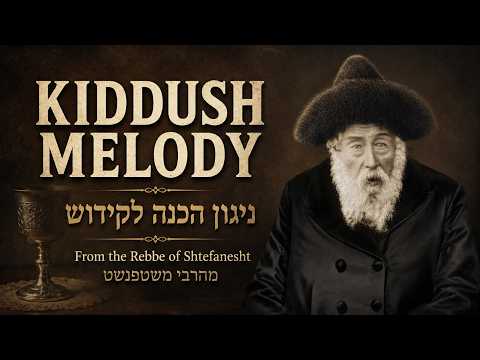 Kiddush Melody of the Shtefanesht Rebbe | Historic Jewish Sabbath Music